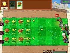 función hombro Infrarrojo PLANTS VS ZOMBIES juego online en JuegosJuegos.com