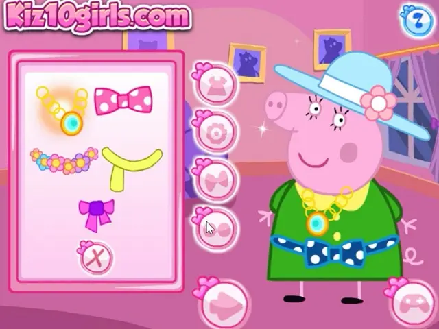 Peppa Pig Family Dress Up Online Game Pomu Games