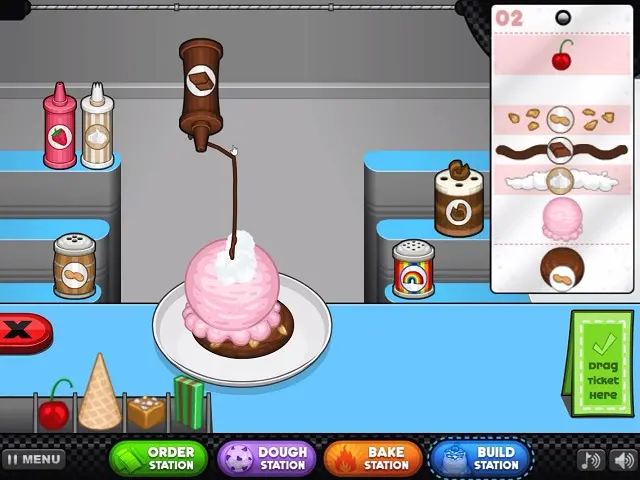 Papa's Scooperia em Jogos na Internet