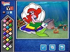 Princess Ariel Online Coloring