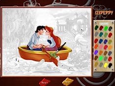 Mermaid Online Coloring Page