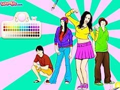 Hannah Montana Coloring
