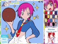 Glitter Force Coloring Game