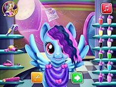 Rainbow Pony Real Haircuts