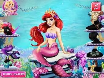 juegos de vestir sirenas barbie