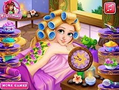 Blonde Princess Spa Day