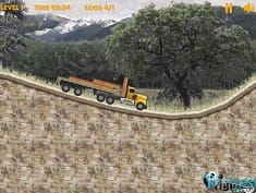 18 Wheeler Lumber Cargo