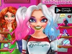 Harley Quinn Dentist and Make-Up