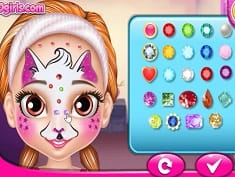 Little Princess Anna Face Painting