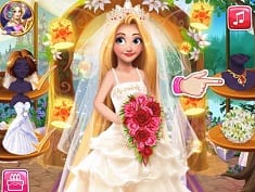 Blonde Princess Wedding Fashion