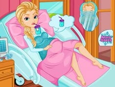 Frozen Elsa Gives Birth