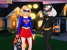 Anna and Elsa Halloween Night