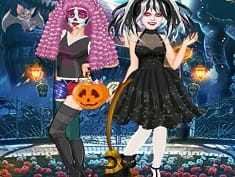 Jenner Sisters Spooky Hairstyles