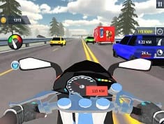 Highway Speed Moto Bike Driver
