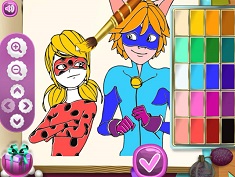 Dotted Girl Coloring Book