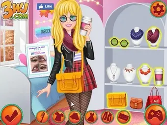 barbie christmas dress up games BARBIE COMING HOME FOR CHRISTMAS online game