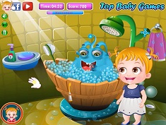 Baby Hazel Alien Friend