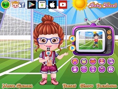 Baby Hazel Journalist Dressup
