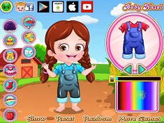 Baby Hazel Farmer Dressup