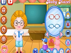 Baby Hazel As Teacher Dressup