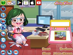 Baby Hazel Accountant Dressup