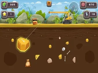 Jogo Mina de ouro online. Jogar gratis