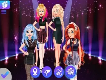 strapless open back dress 3-in-1 Dress Up Game Set: Princess Fashion Show