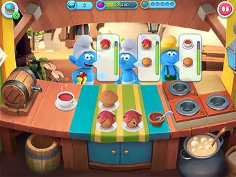 THE SMURFS SKATE RUSH jogo online no