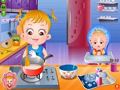 Baby Hazel Kitchen Fun