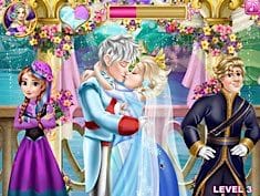 Elsa Wedding Kiss