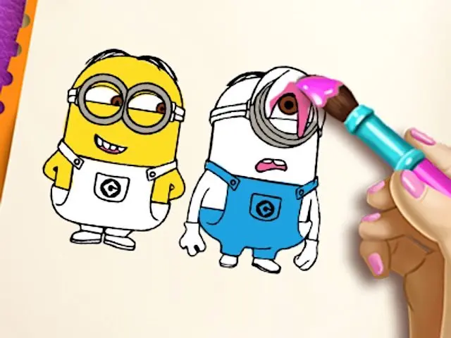 Pintar un Minion - Juego de pintar para niños - Juegos online