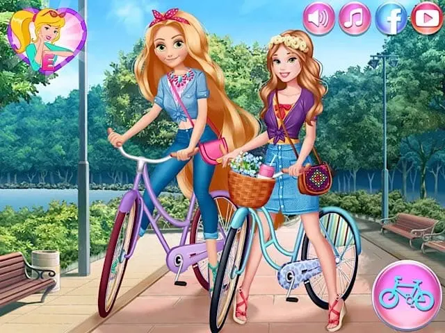 Jogo Barbie Bike Ride Dress Up