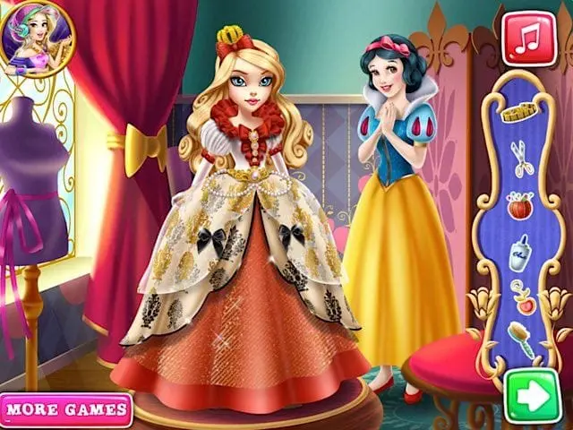 princess snow white dress up games Disney Princess Snow White's Closet Games for Children