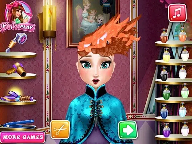 Fun Hair Salon Care Game  Play With Awesome Hair Styling Tools  Funny  Gameplay Android  YouTube