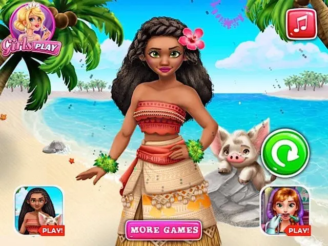 Jogo Polynesian Princess Real Haircuts