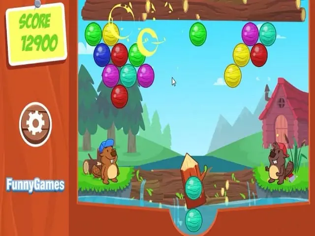 BEAVER BUBBLES jogo online no