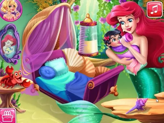Prank The Nanny: Baby Mermaid - Play Prank The Nanny: Baby Mermaid Game  online at Poki 2