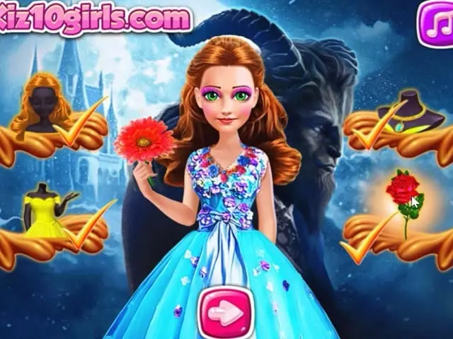 dress up princess belle games Dress Up