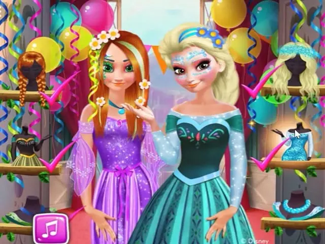 Anna & Elsa Makeover 🕹️ Jogue no CrazyGames