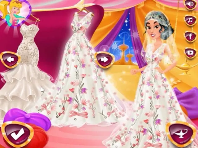 strapless open back dress Disney's Princess: Magical Dress-Up main image 1
