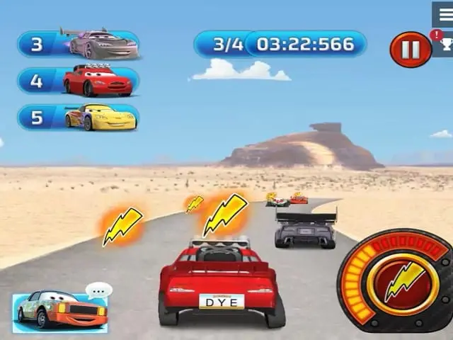 CARS LIGHTNING SPEED online játék | POMU Játékok