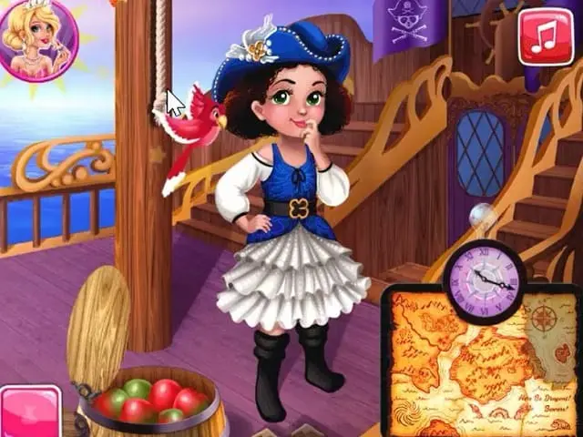 open lace back dress Ice Princess Dress Up and Makeup - Girl Games