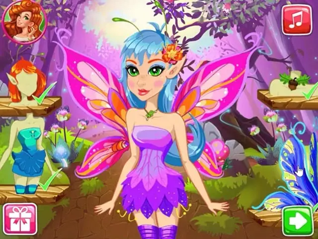 Dark Fairy Dress up Game