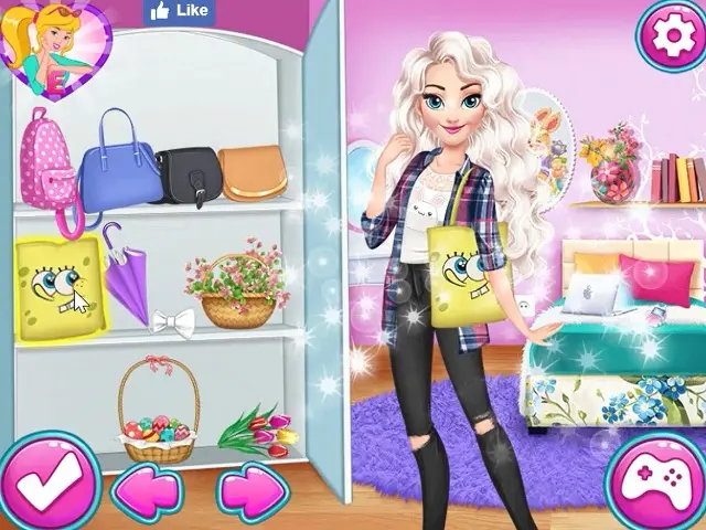 Year Round Fashionista: Elsa - Jogue Online em SilverGames 🕹