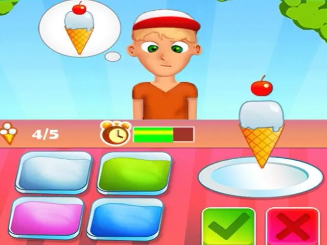 ICE-CREAM, PLEASE! jogo online no