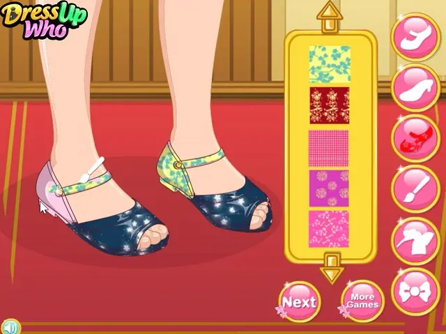 PRINCESS MULAN SHOES DESIGN online game | POMU Games