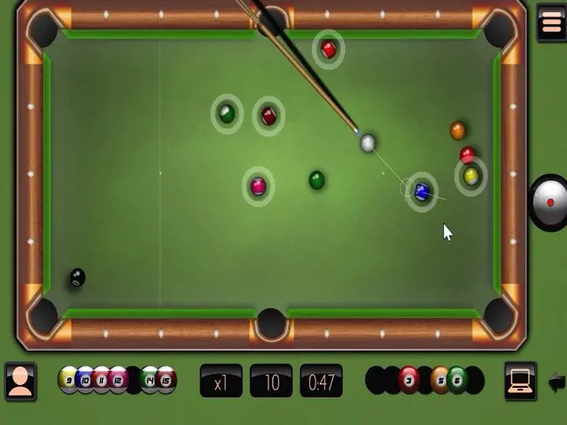 Billiards no Click Jogos 