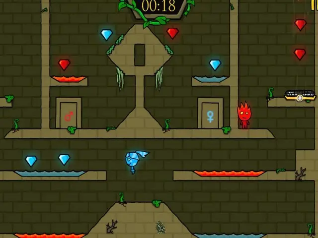 Fireboy & Watergirl 1: In The Forest Temple Game · Play Online For