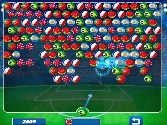 Bubble Shooter Soccer 2 — play online for free