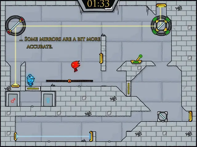 Fireboy And Watergirl 3: The Ice Temple Level 4 Full Gameplay 